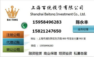 解析上海投資咨詢公司轉(zhuǎn)讓 價(jià)格、型號(hào)規(guī)格與商務(wù)信息咨詢要點(diǎn)